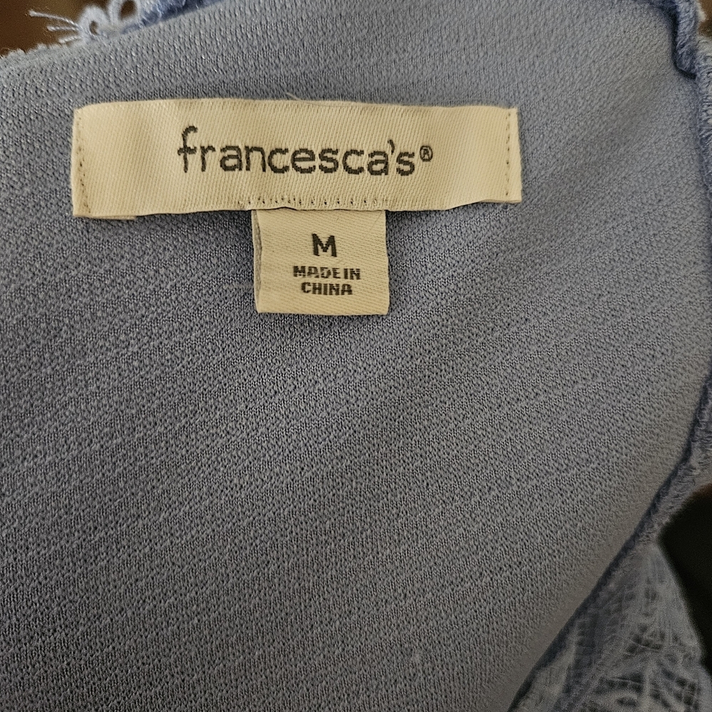 Francesca's Collections Lace Detail Skater Dress - Picture 4 of 4